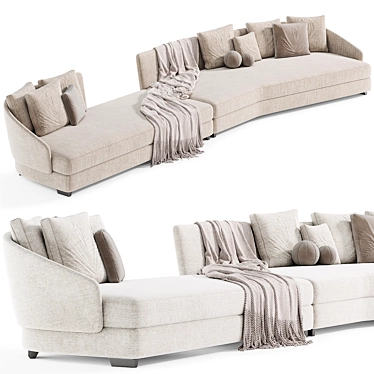 Modern Designer Lawson Sofa | 3D Modeling 3D model image 1 