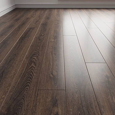 Engineered Wood Laminate Flooring 3D model image 1 