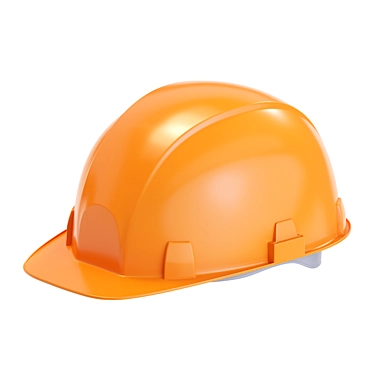 Construction Safety Helmet 3D model image 1 