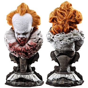 Pennywise Surprised Bust Collectible Figure 3D model image 1 