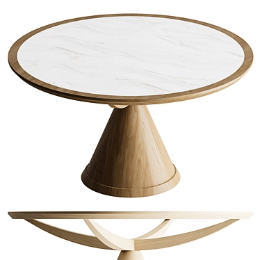 Nautical-inspired Vasco Table 3D model image 1 