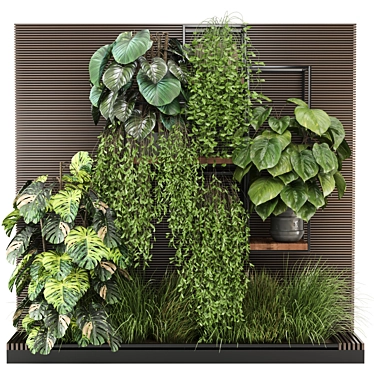 Vertical Wall Garden Set 1081 3D model image 1 