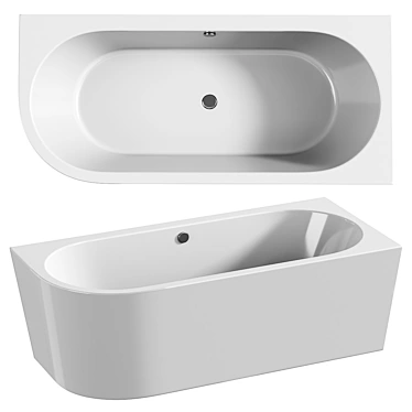 Tellkamp Pio Corner Bath Set 3D model image 1 