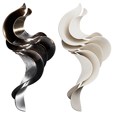 Wall sculpture Abstract Wave Vasso Fragkou 06