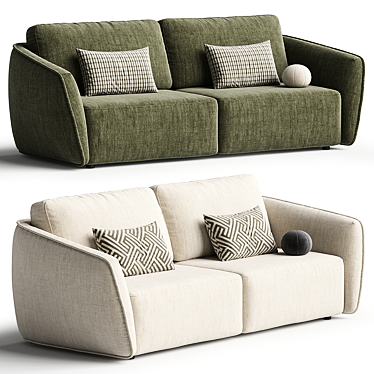 Modern Montana Sofa for Sale. 3D model image 1 