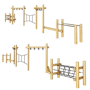 Obstacle Course Element Type 3 3D model image 1 