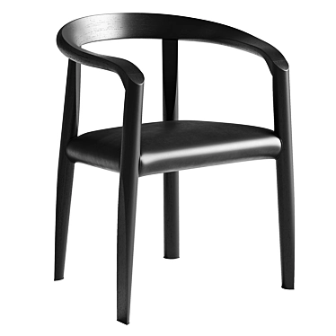 Elegant Molteni&C MISS Chair 3D model image 1 