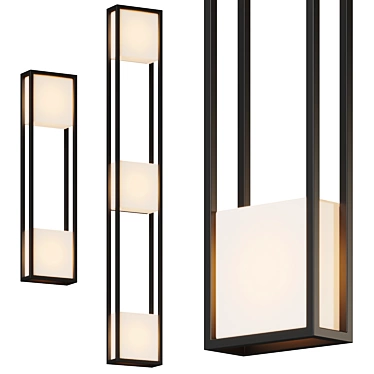 Vail Geometric Luxury Lighting Fixtures 3D model image 1 