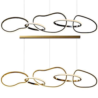 Modern Elegance Chandelier 3D model image 1 