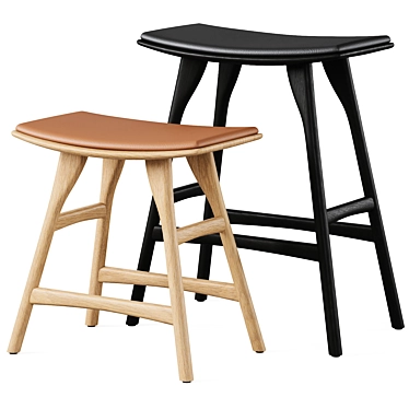 Osso Stools by Ethnicraft 3D model image 1 