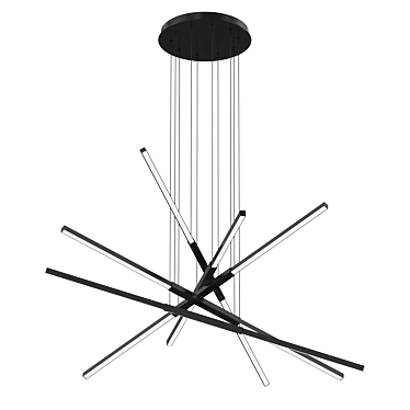 Sleek Modern Design Lighting Fixture 3D model image 1 