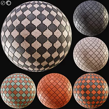 Designer PBR Material Collection Vol. 03 3D model image 1 