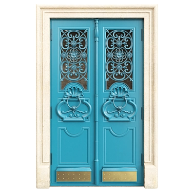 Classic Door 3D Model 1500mm 3D model image 1 