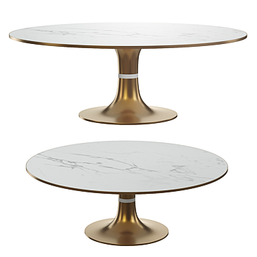 Contemporary Caddo Dining Table 2014 3D model image 1 