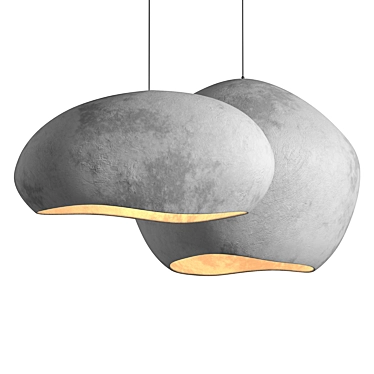 Modern Dome Pendant Light 3D model image 1 