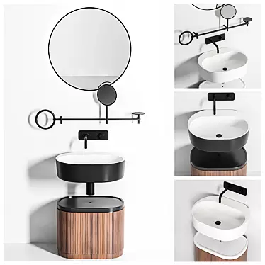 Bathroom furniture set2 (Omvivo sink)