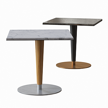 Atlanta Modern Dining Table Model 3D model image 1 