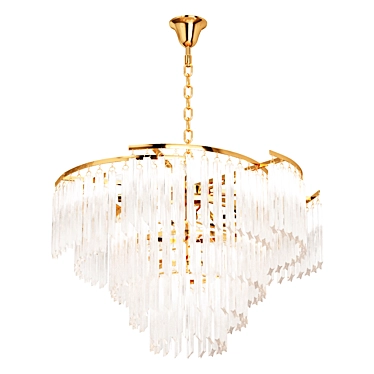 Modern Ivo Chandelier V7050-12P 3D model image 1 