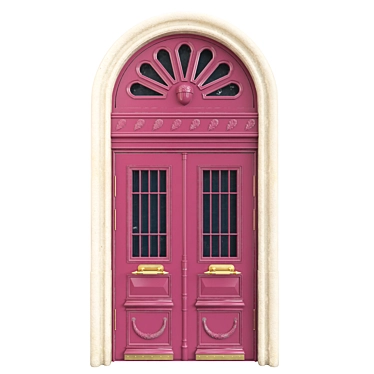 Classic Door 3D Max Modeling 3D model image 1 