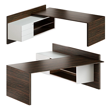 Vektor Executive Desk | Modern Design 3D model image 1 