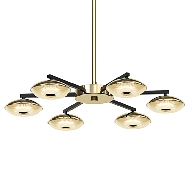 ImperiumLoft SPINNER Pendant Chandelier 3D model image 1 