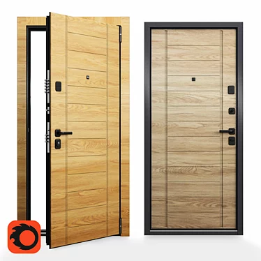 Advanced Security Door Solution 3D model image 1 