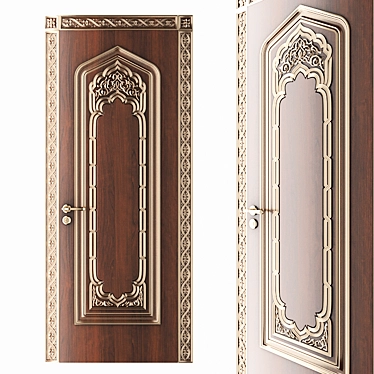 Arabian Classic Door 3D model image 1 