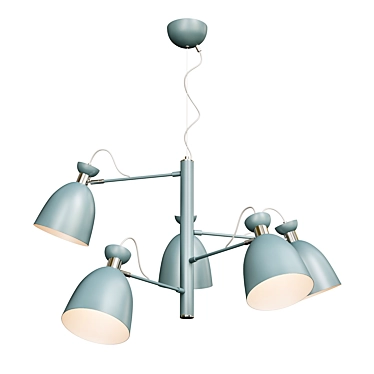 Elegant GENT Chandelier Fixture 3D model image 1 