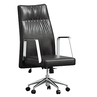 Ergonomic High Back Office Chair 3D model image 1 