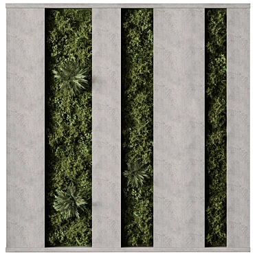 Green Wall 98 Vertical Garden 3D model image 1 