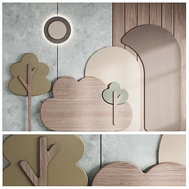 101 Childrens Wall Panel with Headboard