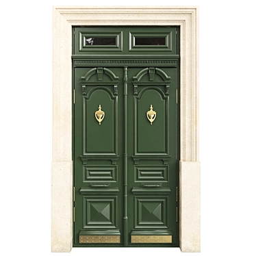 Classic Style 3D Door 1400mm 3D model image 1 