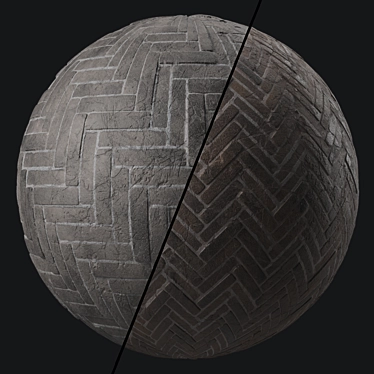 Artisan Slate Seamless Pavement Materials 3D model image 1 