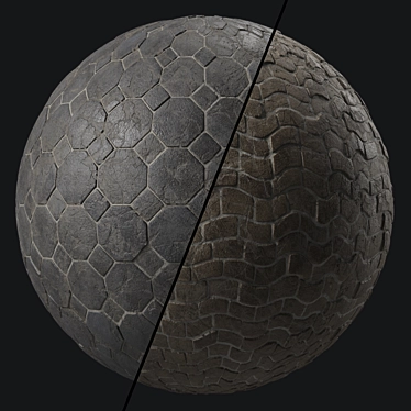 Texture Control Pavement Materials Sbsar 3D model image 1 