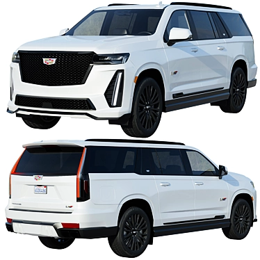 Cadillac Escalade-V 2023: Bold Elegance 3D model image 1 