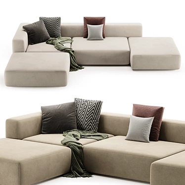 Modern Loft Sofa Vito Edition 3D model image 1 