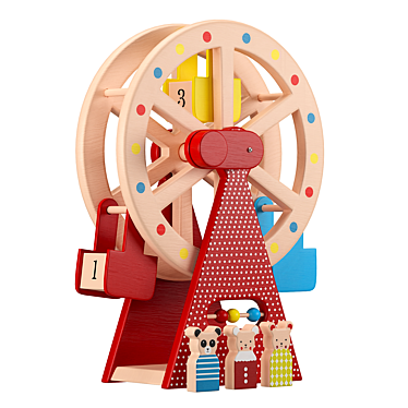 Carnival Play Set Wooden Toy Ferris Wheel