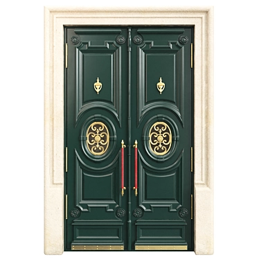 Classic Style Tempera Door 3D 3D model image 1 