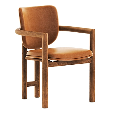 Modern Madeira Chair 2017 V-Ray 3D model image 1 