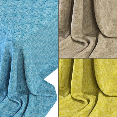 3D Fabric Collection Pool Textures 3D model image 1 