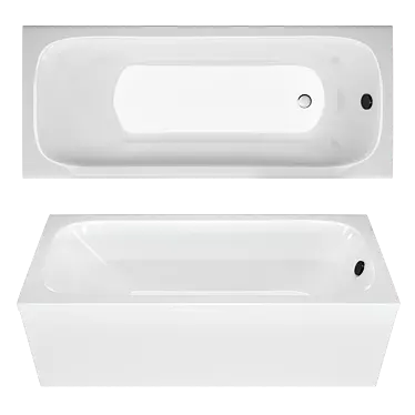 TONI ARTI Lamoli Acrylic Bathtub 3D model image 1 