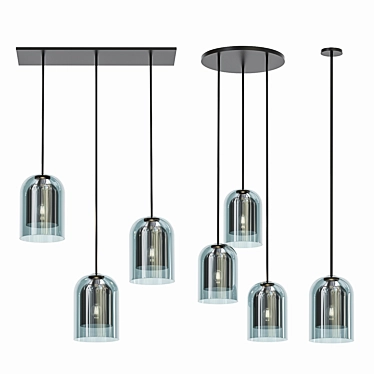 Imperium Loft ARIA Smoky Pendant 3D model image 1 