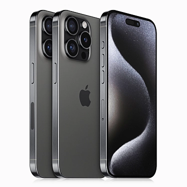 Professional Apple iPhone 15 3D Model 3D model image 1 