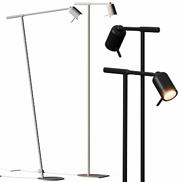 Tonone One+ Straight Floor Lamp 3D model image 1 