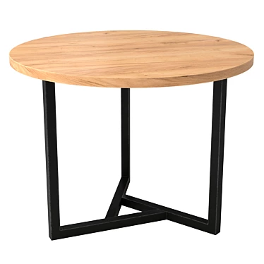 Loft Style Parma Table 3D model image 1 