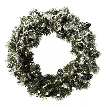 Rustic Outdoor Wreath Set.8 3D model image 1 