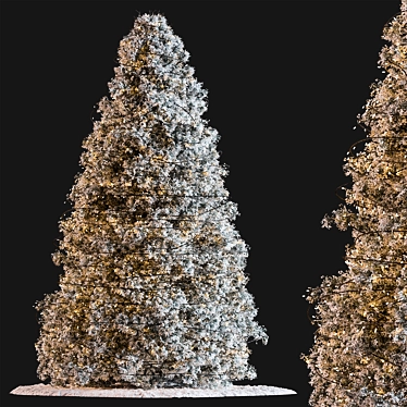 Festive Tree & Decor Set 3D model image 1 