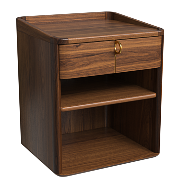 Elegant Axel Night Stand 3D model image 1 