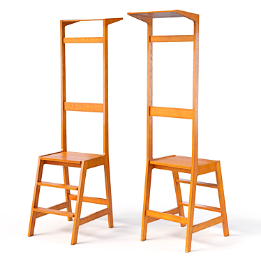 PBR-Optimized Library Ladder Render 3D model image 1 