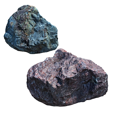 Landscape Stones Set for 3D 3D model image 1 